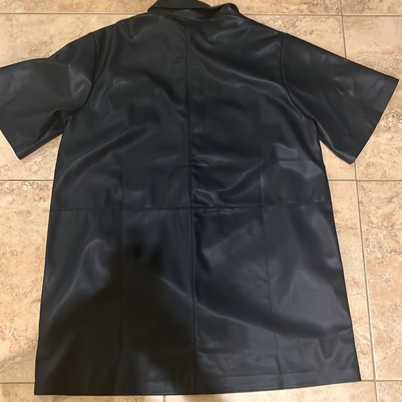 NEW!  Faux Leather Dress - Picture 3 of 3